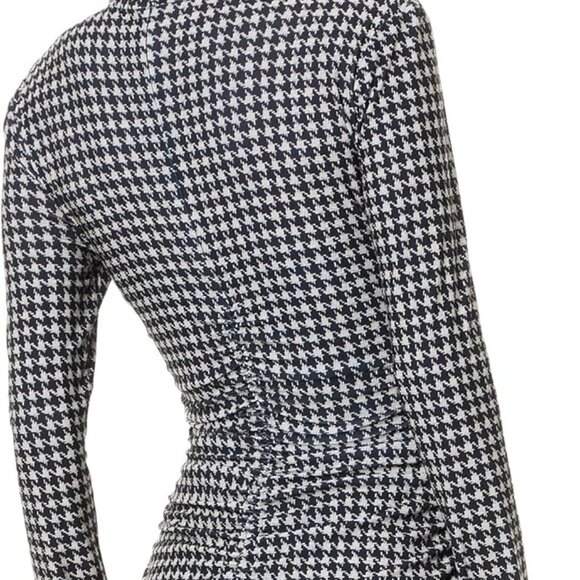 Norma Kamali Women's Long Sleeve Turtleneck Pickleball Dress - Picture 3 of 6